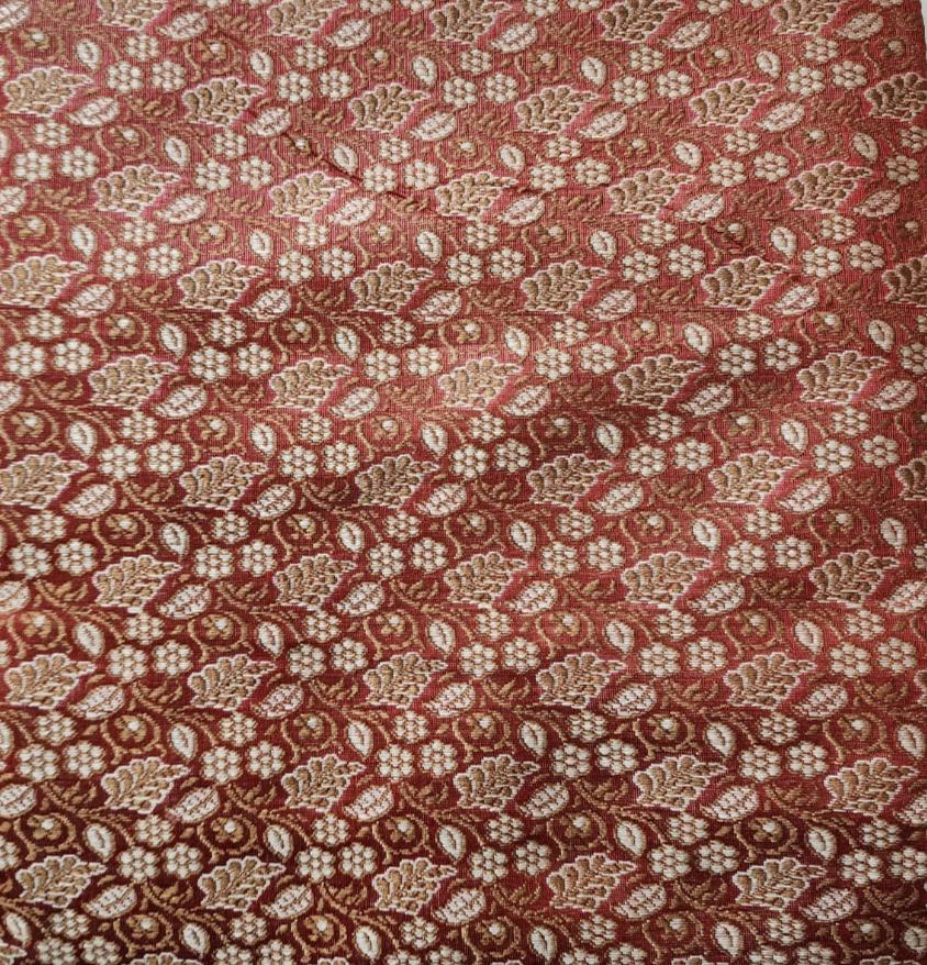Red Banarasi Cotton Kurta Set