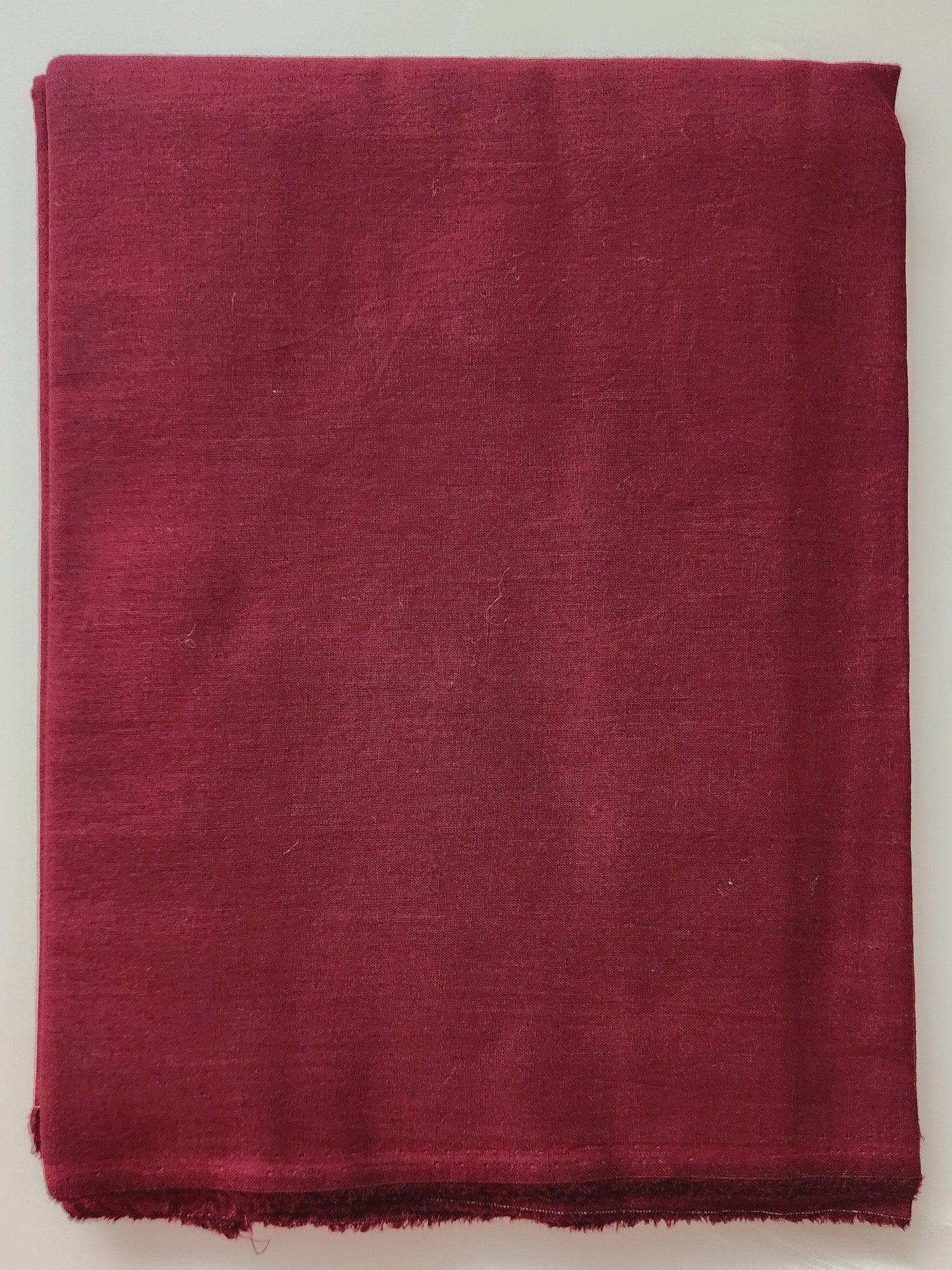Beige & Maroon Muslin Kurta Set With Maheshwari Handblock Dupatta